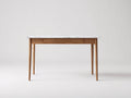 Console 115×38×78 cm - marmo bianco venato e rovere naturale - cassetto centrale per camera da letto